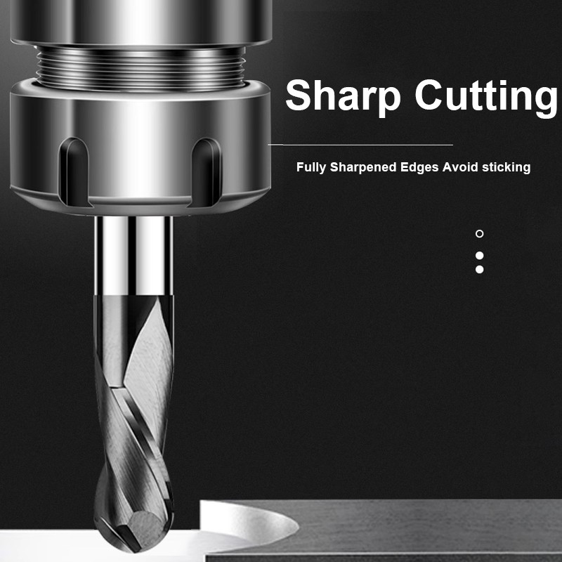 SHAZAM HRC55 2-Flute Ball End  - End Mill Set 评论和价格
