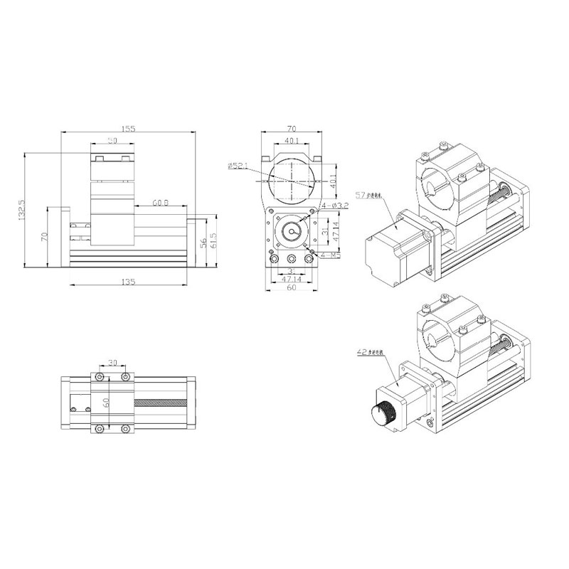 CNC 3018 Z-Axis Module 52mm Sp - 3018 Aluminium Cnc 评论和价格