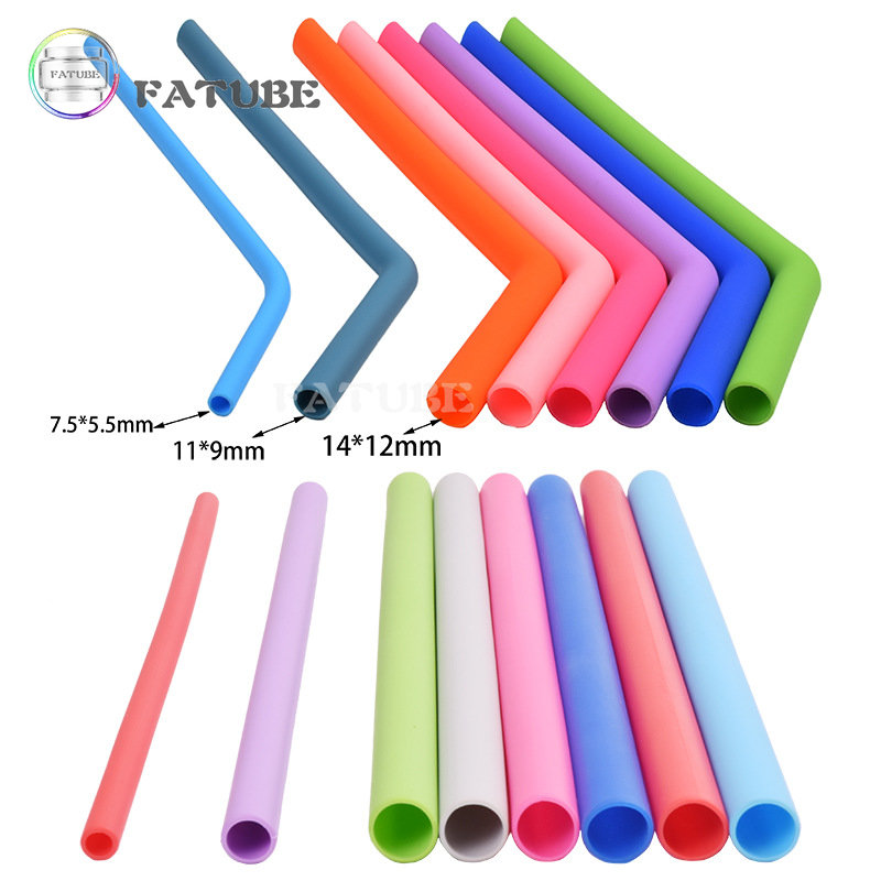 10PCS Fatube Silicone Straw Cu - Coupling 8Mm 评论和价格