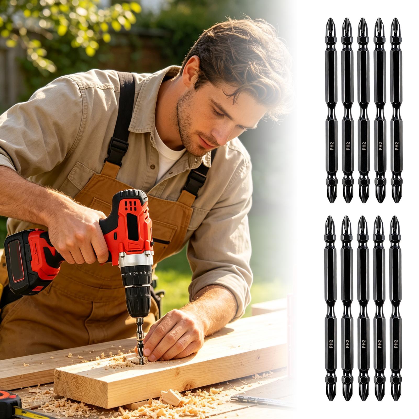 Magnetic Drill Bits Double-End - End Mill Set 评论和价格