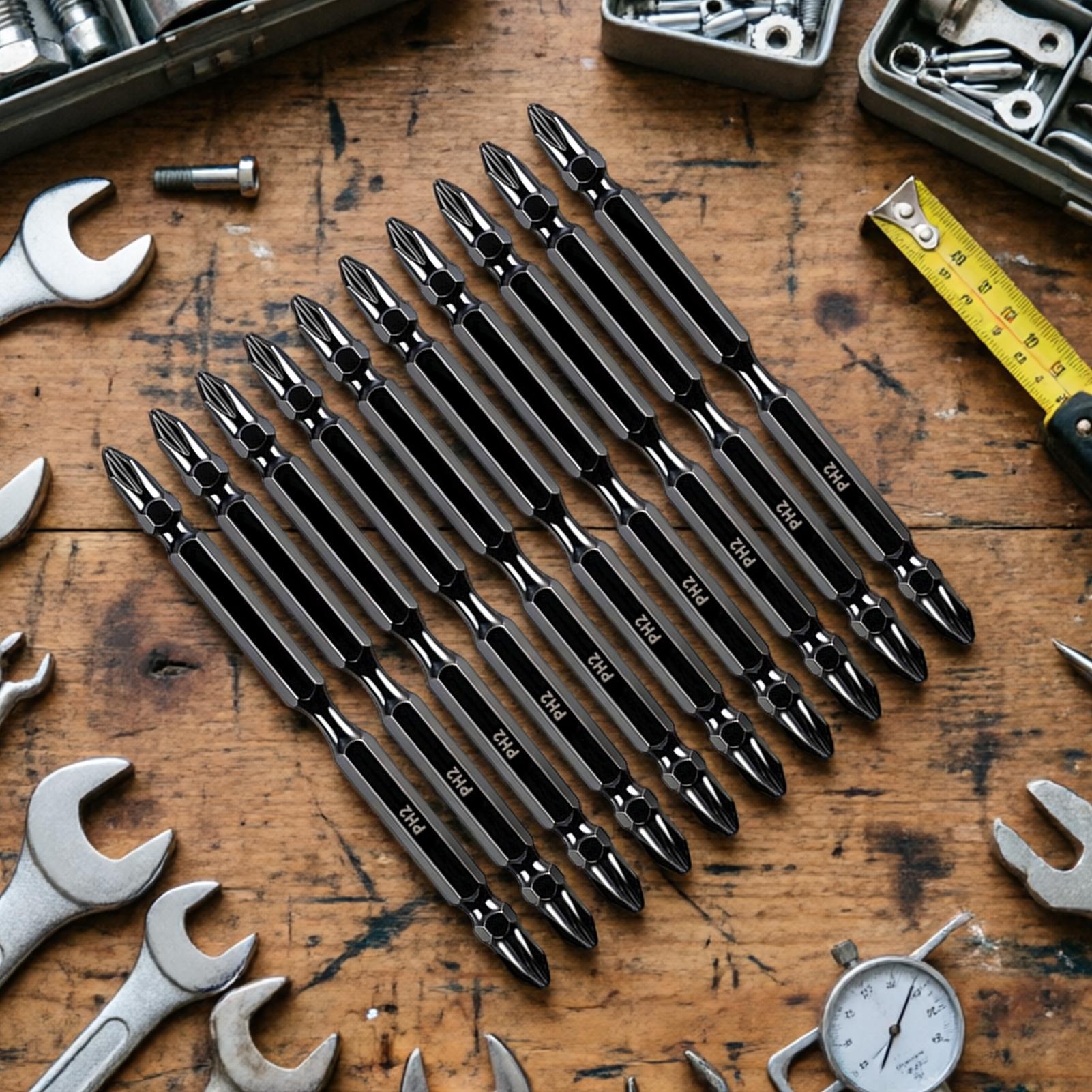 Magnetic Drill Bits Double-End - End Mill Set 评论和价格