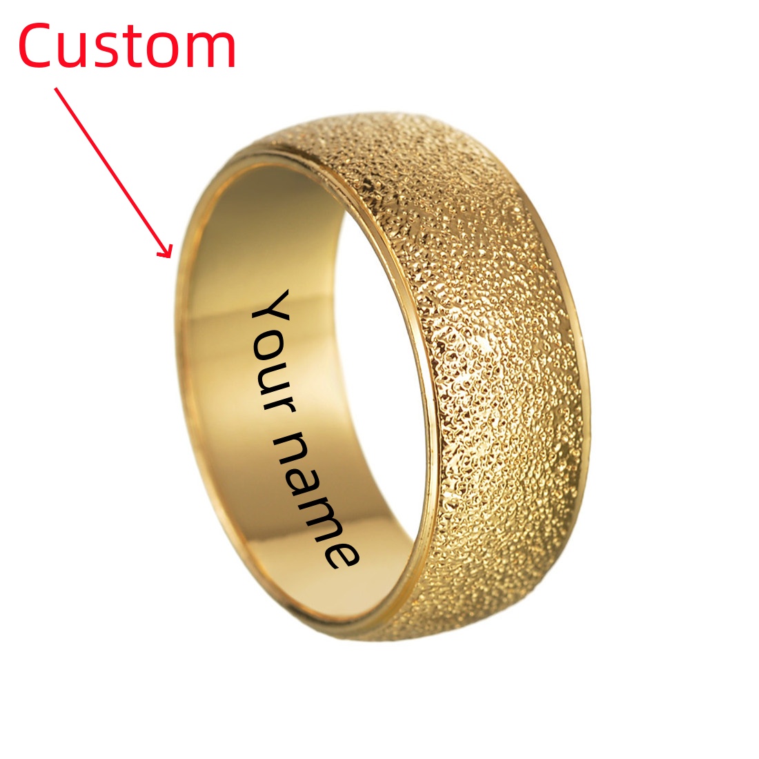 Custom Engrave Fashion Copper  - Coupling 8Mm 评论和价格