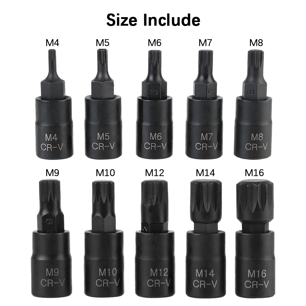 Socket Wrench Tool 10pcs 12 Po - Cnc Bits 评论和价格