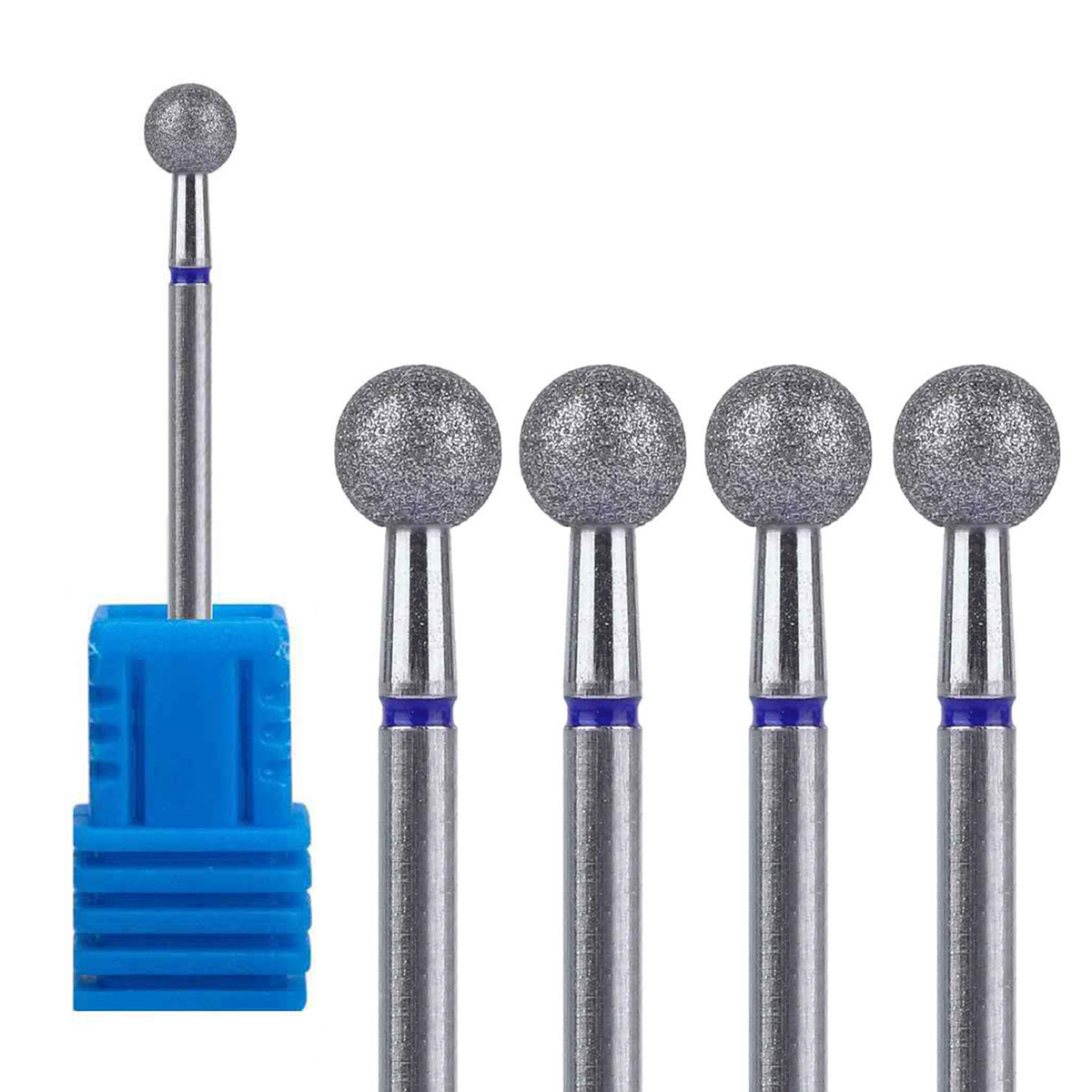 1/2/4Pcs Diamond Nail Drill Bi - Carbide End Mill 评论和价格