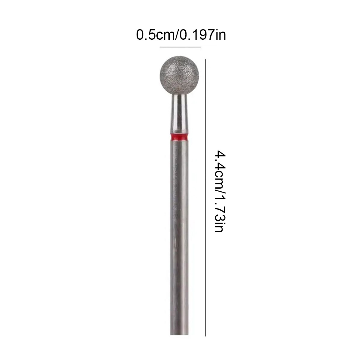 1/2/4Pcs Diamond Nail Drill Bi - Carbide End Mill 评论和价格