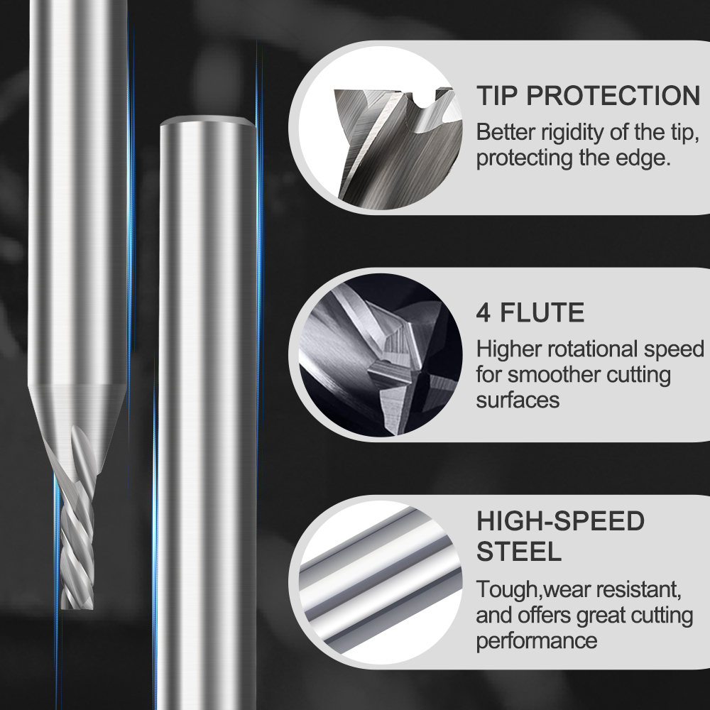 1pc Diameter Frez 2mm Endmill  - End Mill Set 评论和价格