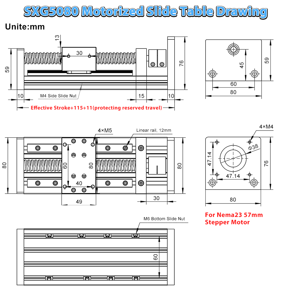 Z Axis 80mm Wide Trapezoidal s - Linear Rail 评论和价格