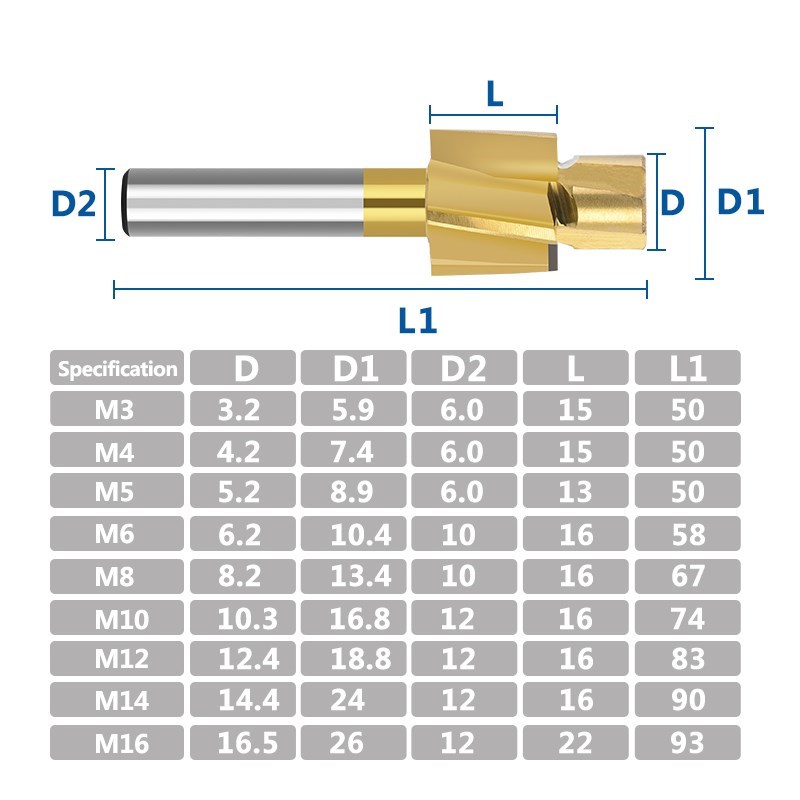 XCAN Milling Cutter M3-M16 Cou - End Mill Set 评论和价格