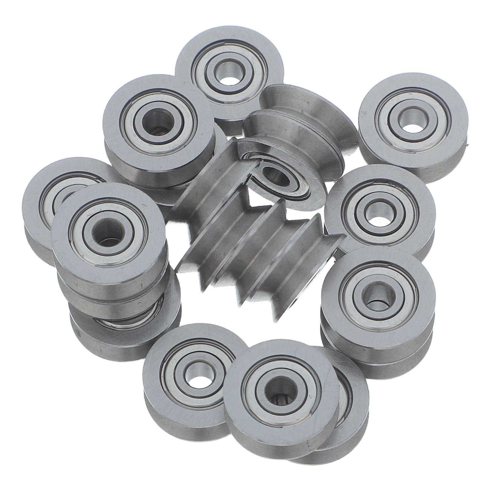 20Pcs V-Groove Bearing Pulley  - Linear Rail 评论和价格