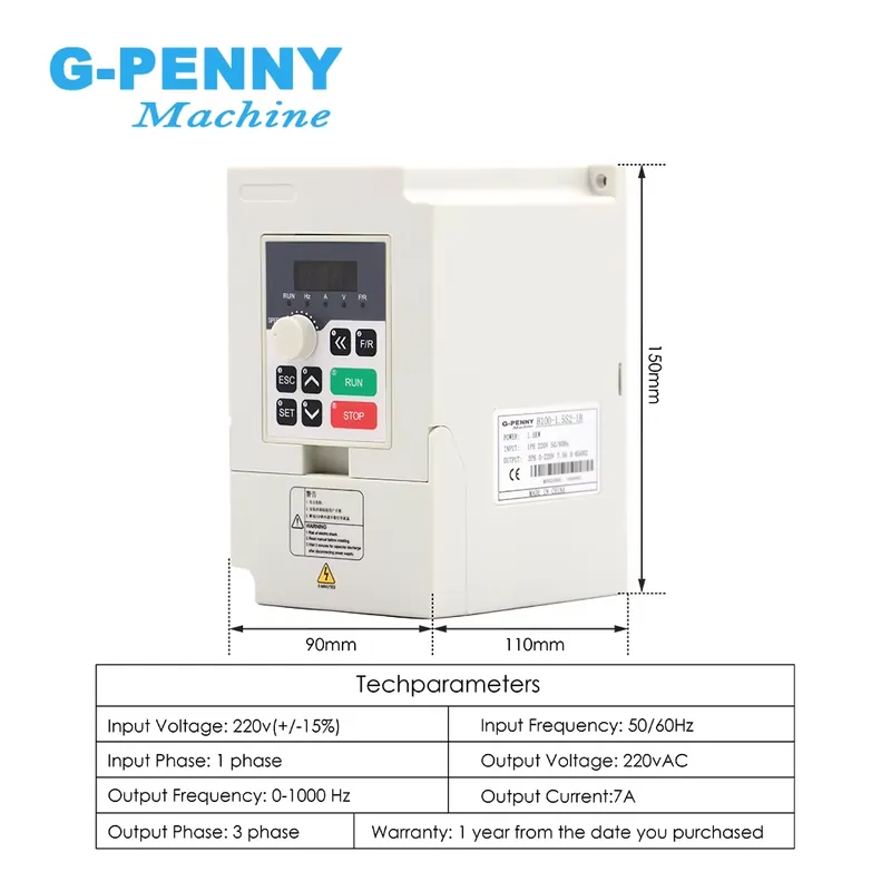 Gpenny 1.5kw ER16 D80mm Water  - Spindle Motor 评论和价格