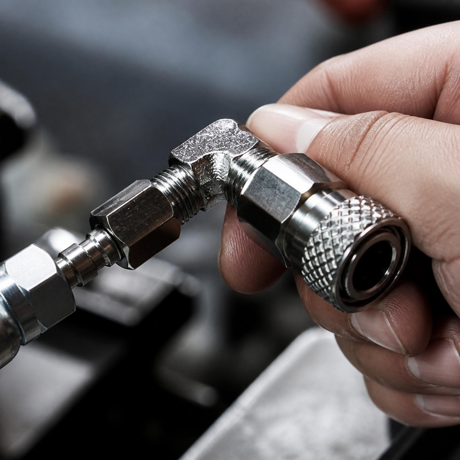 Angled Stainless Steel Quick R - Coupling 8Mm 评论和价格