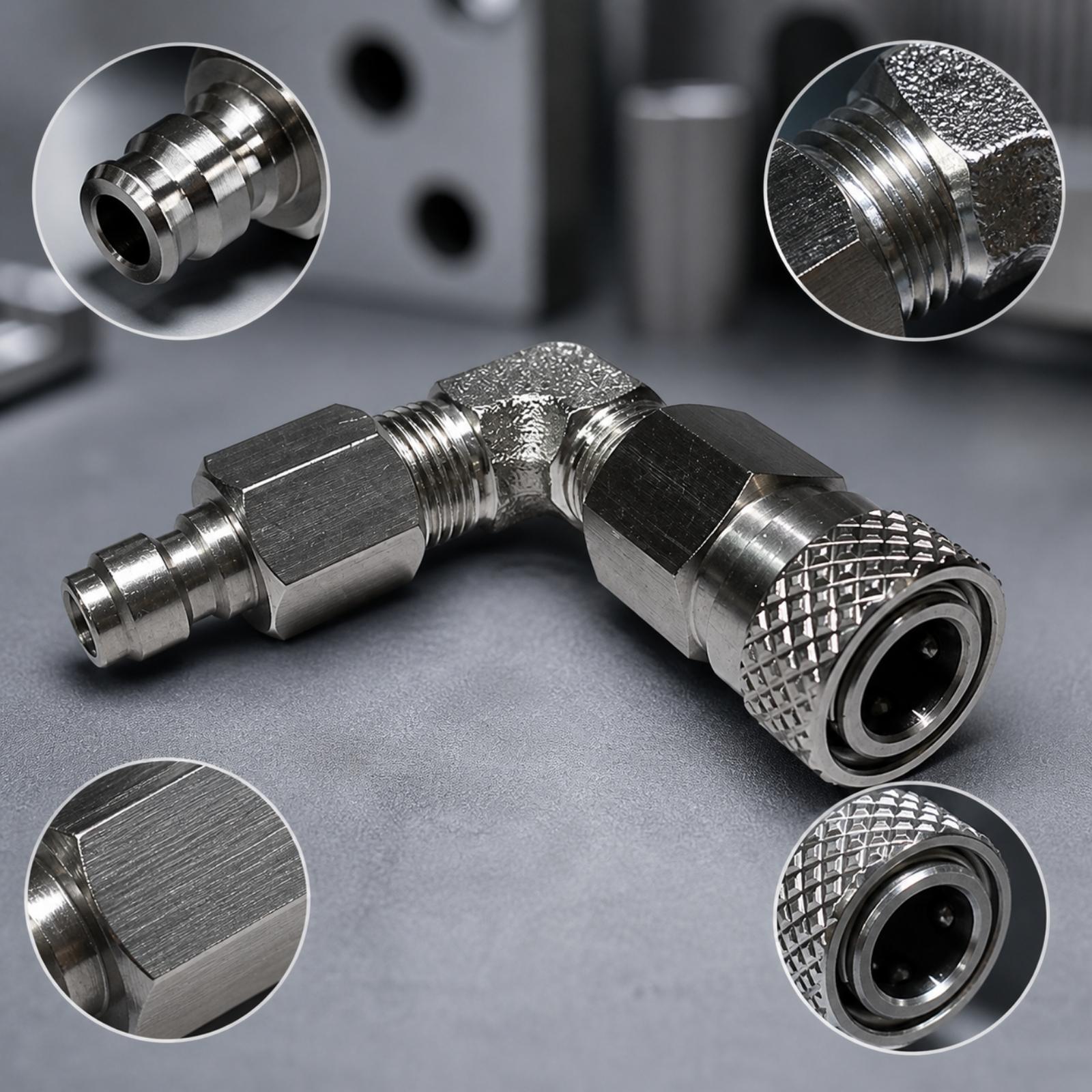 Angled Stainless Steel Quick R - Coupling 8Mm 评论和价格