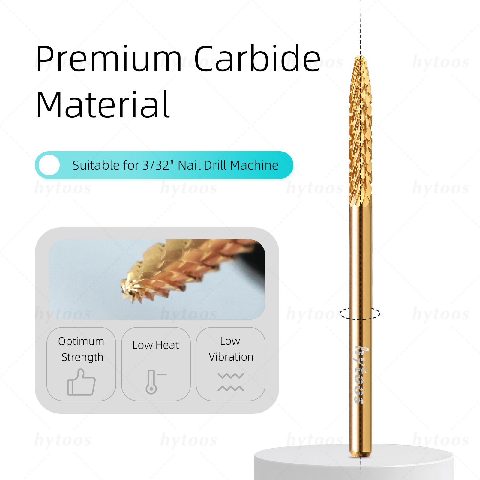 HYTOOS Under Nail Cleaner Carb - Carbide End Mill 评论和价格