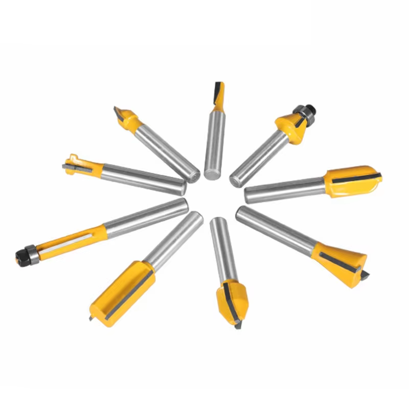 6.35MM Shank 100PCS Yellow DIY - End Mill Set 评论和价格